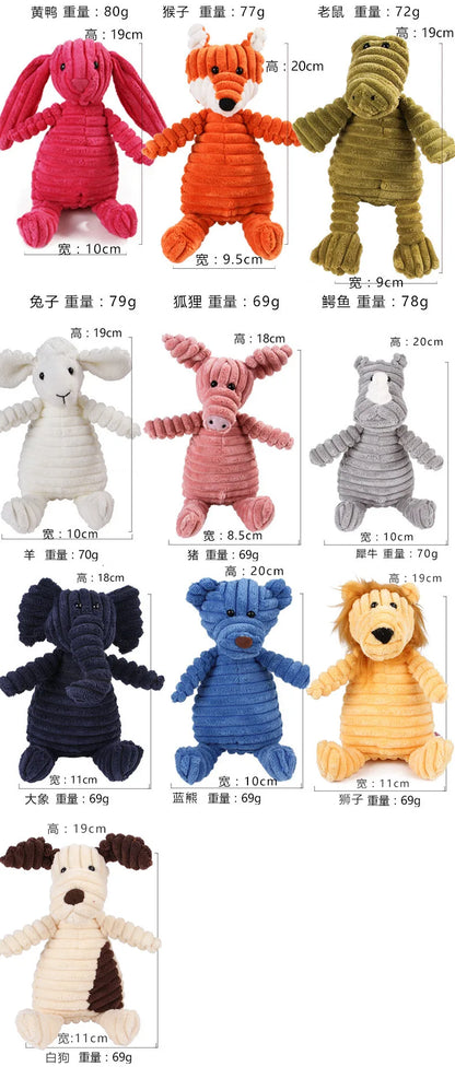 Juguete de peluche para limpieza dental