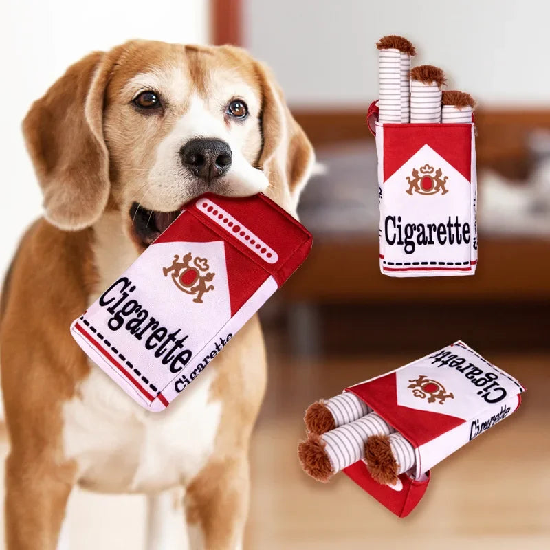🚬❌ Juguete de Peluche “Cigarro” para Perros