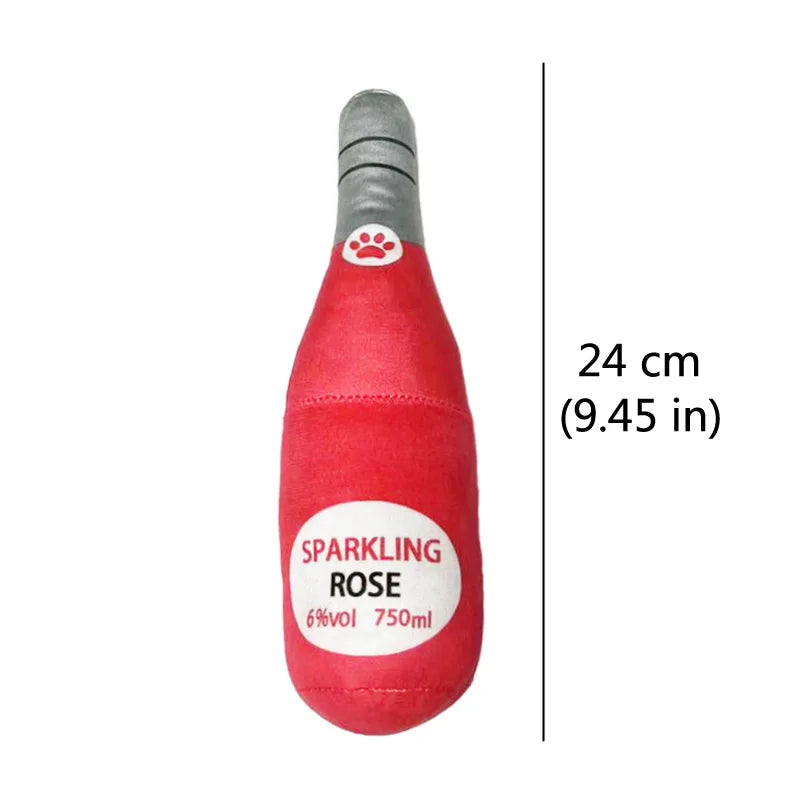 Botellas de peluche con sonido para mascota