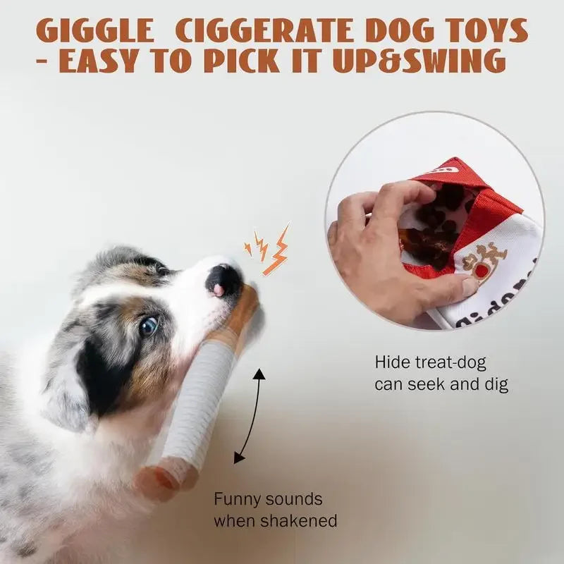 🚬❌ Juguete de Peluche “Cigarro” para Perros